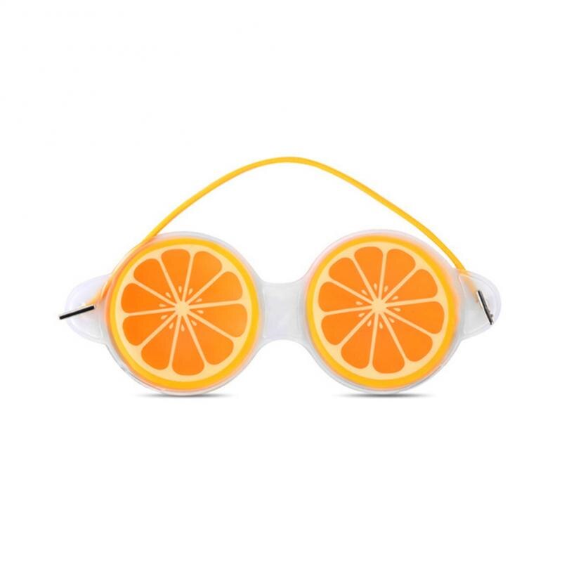 Patch pour les yeux à motifs de fruits, compresse de glace, soulage la Fatigue, élimine les poches noires, cosmétique, masque pour les yeux: 02