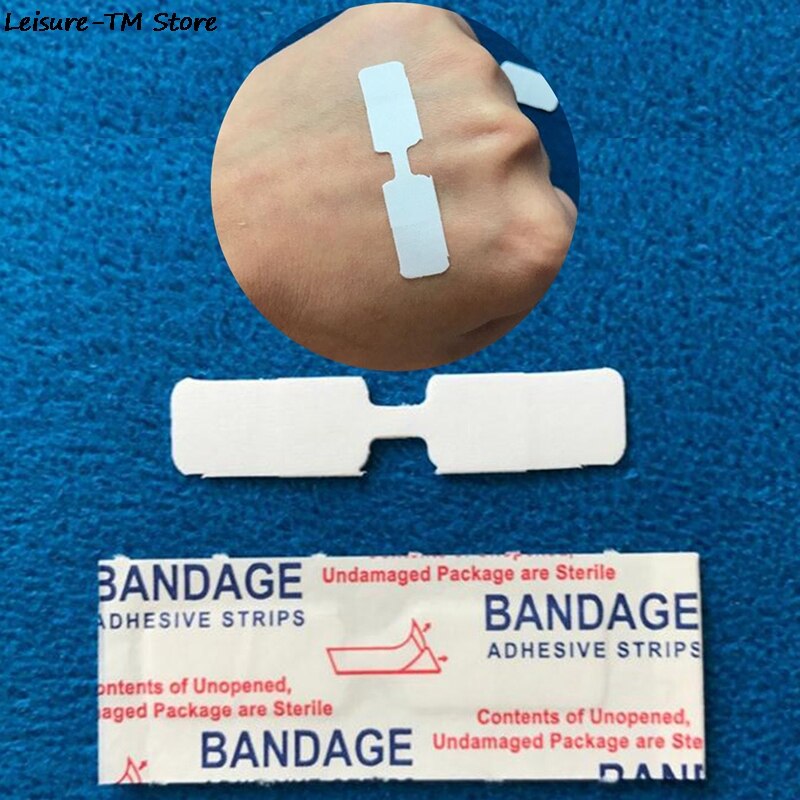 10Pcs Waterdichte Pleister Vlinder Lijm Wond Sluiting Band Aid Emergency Kit Lijm Bandages