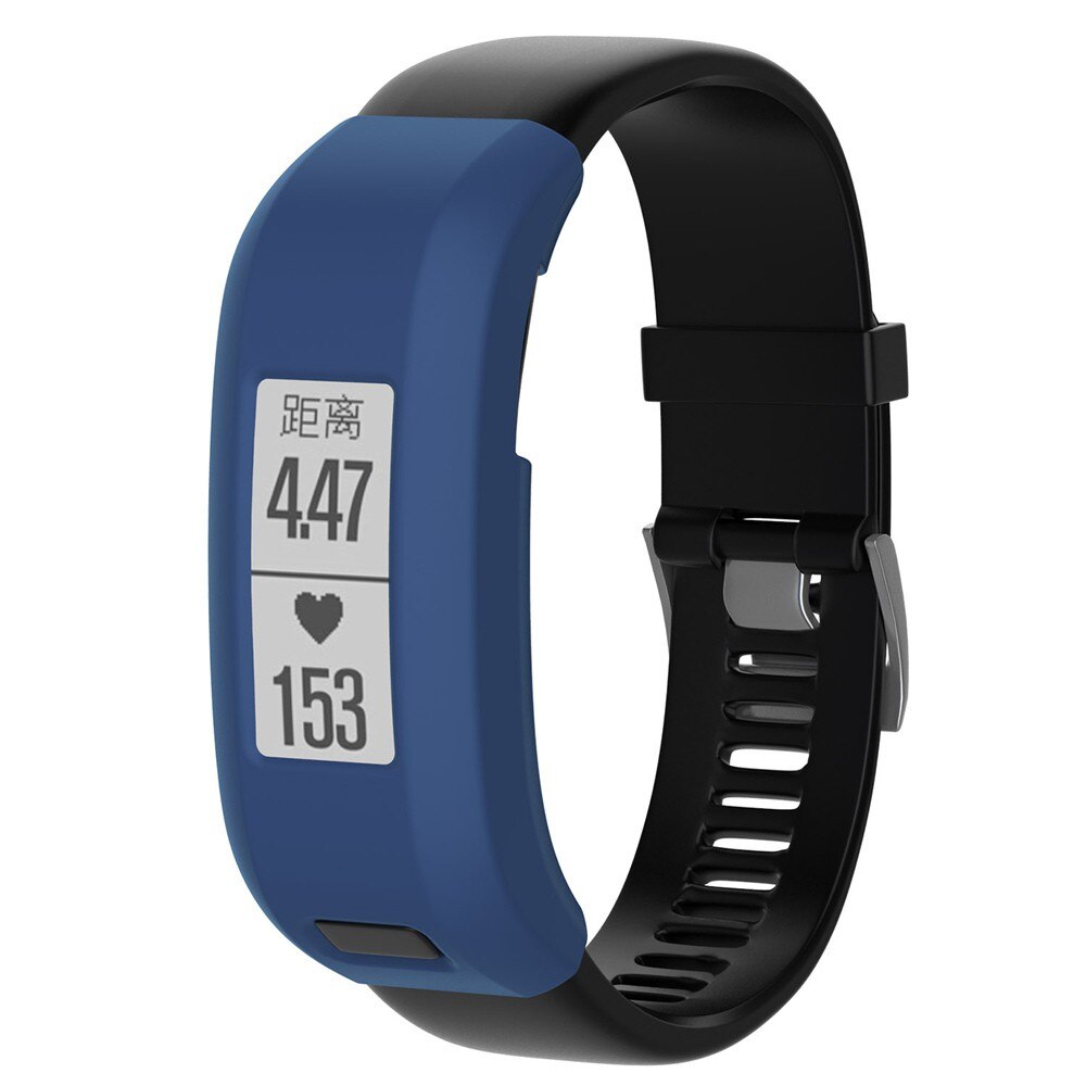 Eieuuk zachte siliconen vervangende band beschermhoes voor de garmin vivosmart hr activity tracker