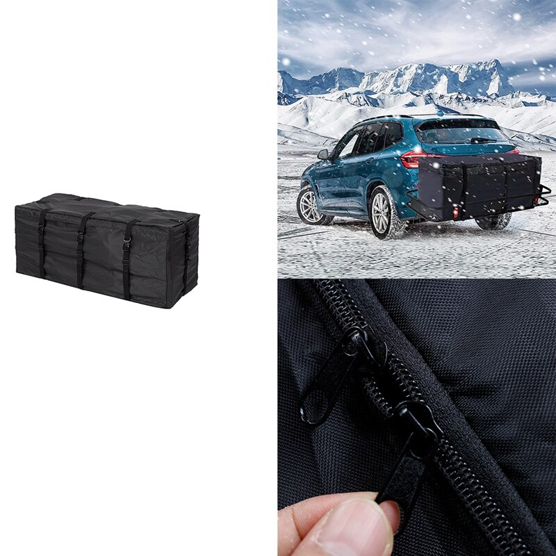 Sac de transport de cargaison sur le toit de voiture, imperméable universel pour voiture SUV sac de Camping, tissu Oxford