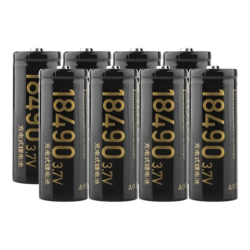 DLGpower 18500 18490 batería de litio 3,7 V 1400mAh batería recargable para juguetes linterna producto electrónico con níquel DIY: Azul cielo