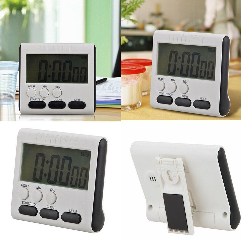 Household Utility Kitchen Timer English 24-Hour Electronic Reminder Digital Timer J9J0
