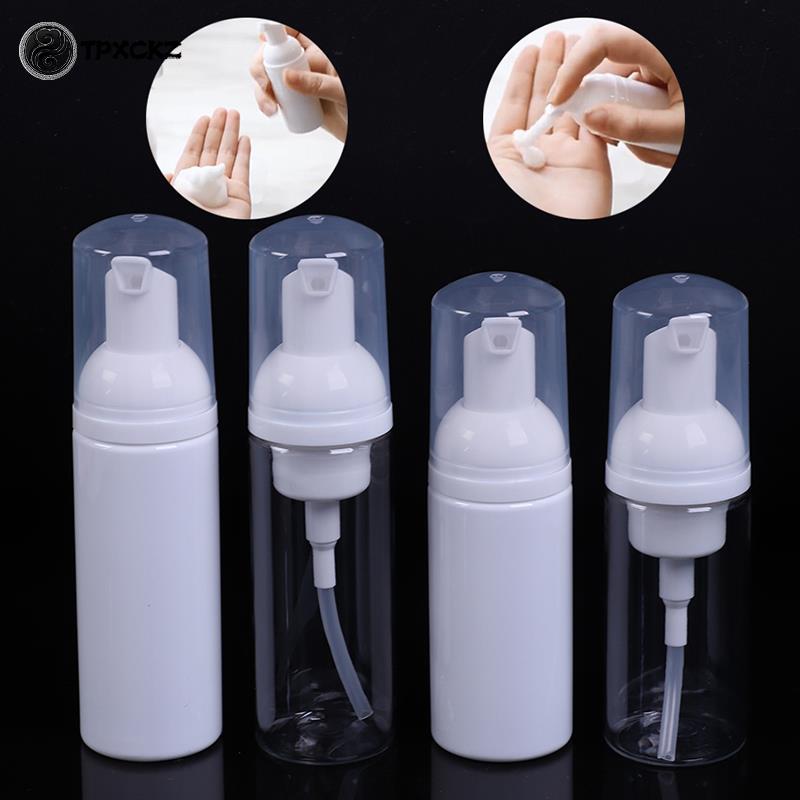 1pc 50ml/60ml annostelija saippuavaahto vaahtoava pumppupullo matkamuovi kannettava kätevä pullo tyhjä vaahtopullo 1pc