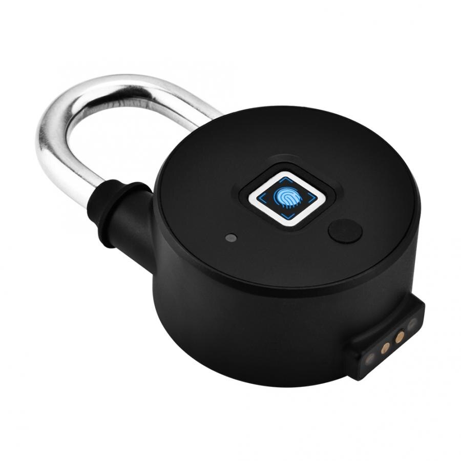 Candado de Seguridad ANTIRROBO CON huella digital inteligente, candado sin llave, candado impermeable para exteriores
