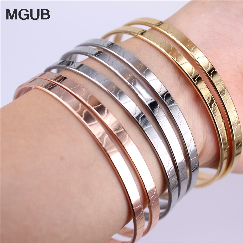 Alta qualidade 7 peças/set 2 combinações de estilo 3 cores 316l pulseira de aço inoxidável não se desvanece masculino lh585