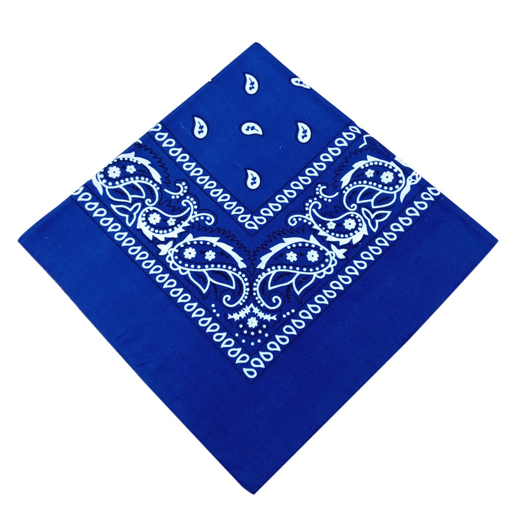 Baumwolle Neue Tie-Gefärbt Kopftuch Paisley Blättern Bandana Tie-Gefärbt Quadratischen wiederverwendbare Radfahren gesichtsmaske Mund Gesicht Schal: M