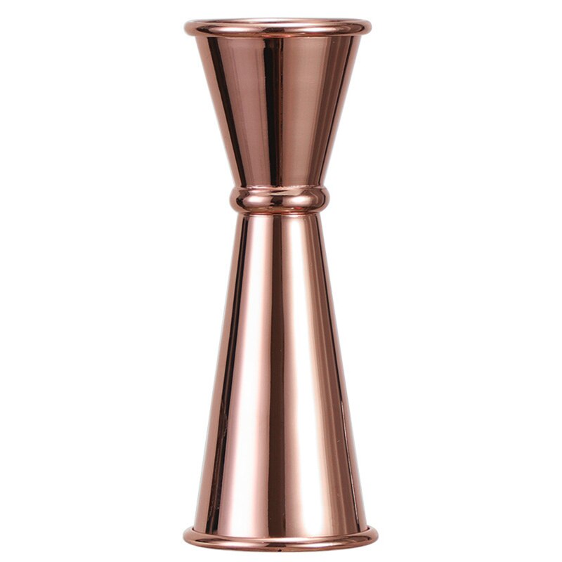 Cocktail Scale Cup Ounce Cup Bar Accessories Stainless Steel Kitchen Double Head Measuring Cup Bartending Measure Jigger for Bar: Rose gold 30 60ml