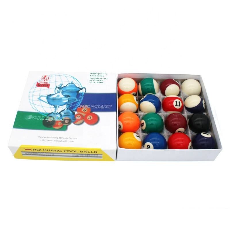 ¡Oferta! Conjunto completo de Sixteen bolas de piscina de 2-1/4 'de resina dura de