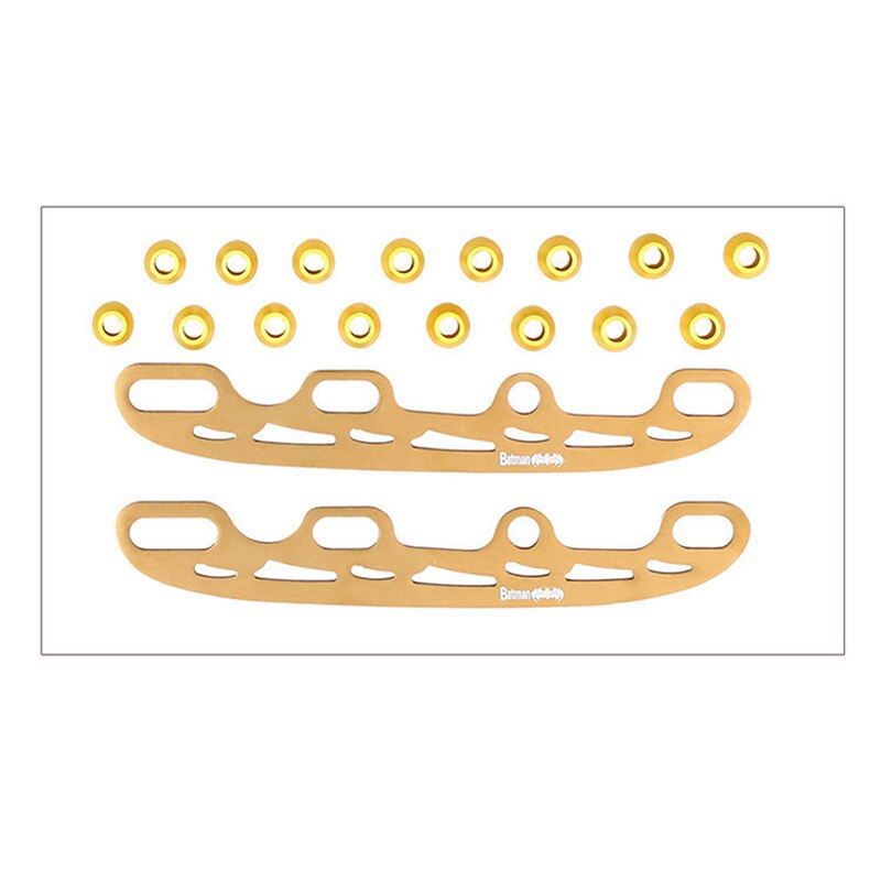 Patín de ruedas de acero inoxidable para niños y adultos, zapatos de patinaje de 3mm de grosor, 290mm, 253mm, cuchilla multiusos, 4 colores, novedad: Golden EUR 38-46