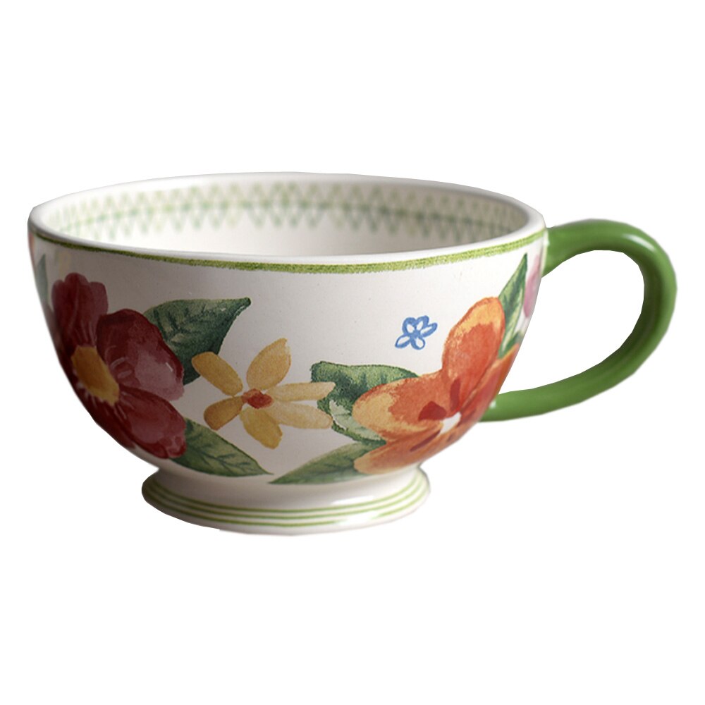 Bone china Coffee Cups Set Ceramic Tea cups Set Porcelain Tea Mugs: I