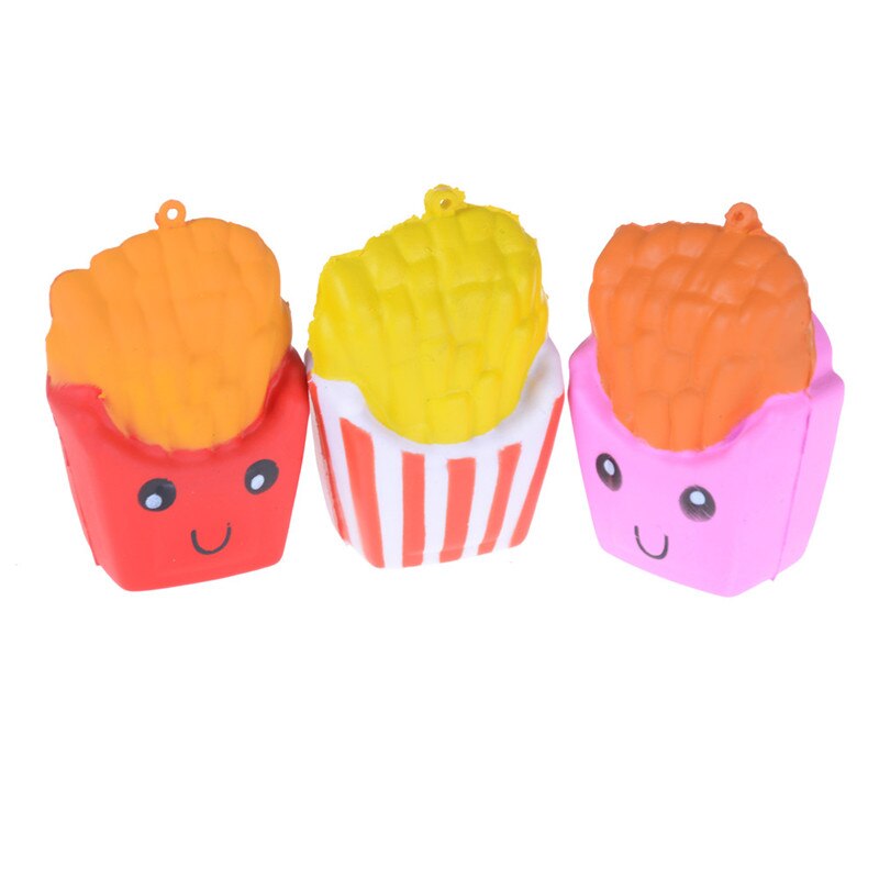 GETTO Morbido Profumato Pane Torta Elasticità Stretch Kid Fun Regalo Del Giocattolo 8.2 centimetri Kawaii Chip Squishy Patatine Fritte Lento In Aumento