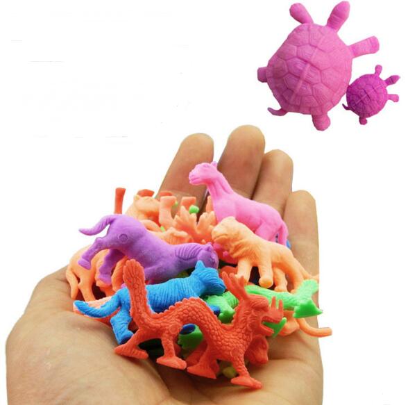 10 pcs/lot Growing In Water Bulk Swell Sea Creature Various kinds Mixed Expansion Toy Colorful Puzzle Magic Toys