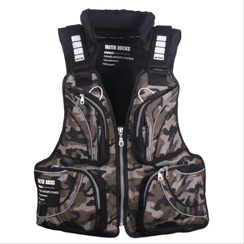 Sea fishing vest life jacket rock fishing service boat fishing multi-function high buoyancy fishing vest