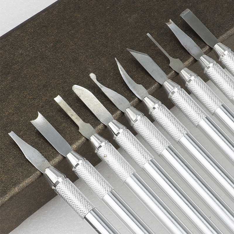 10 Pcs carving wax tools Wax Carving Knife Kit Sculpture Blade Wax Pottery Clay Sculpting Carving Modeling Tool Jewelry Tools