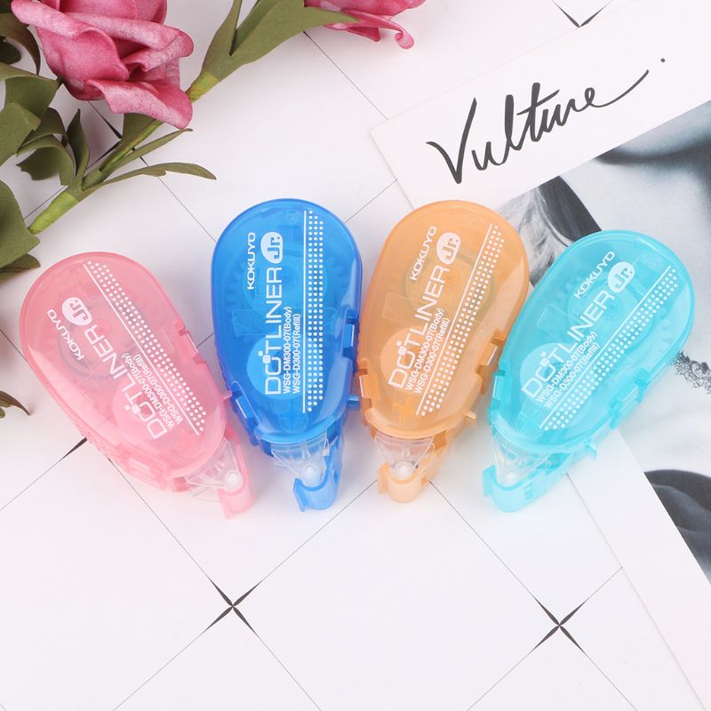 Mini Double Sided Adhesive Roller Tape Glue Dot Liner Petit Disposable For DIY Q39D