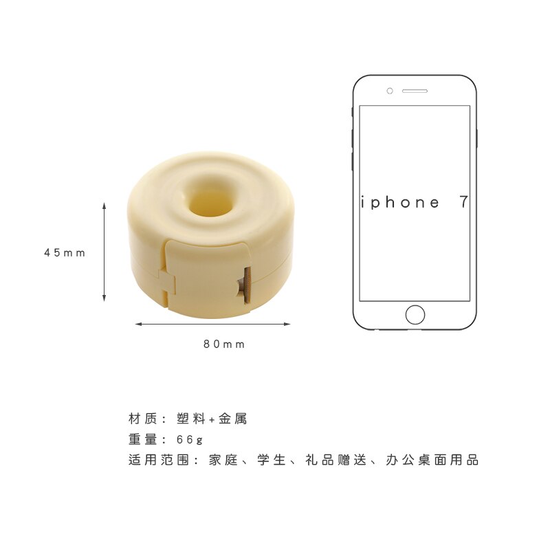 Circular Tape Holder Cutter Trumpet Color Tape Sealing Device Adhesiv Tape Dispenser Washi Tape Dispenser