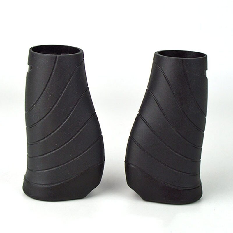 1 Pair Bicycle Bike Long Short Lock Handlebar Grips Shift Handle Cover Sleeve Uk Bicycle Handlebar Bike Parts Accessories: Black Short