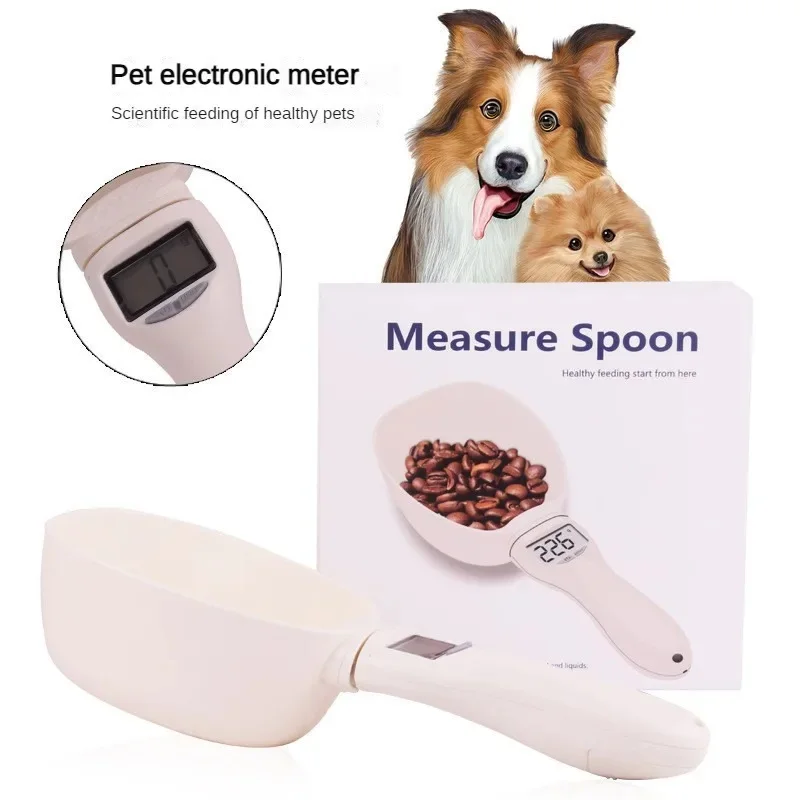 Katze Lebensmittel Skala LCD Elektronische Hundefutter Wiegen Tasse Haustier Fütterung Präzision Messlöffel Digital Anzeige Katze Zubringer
