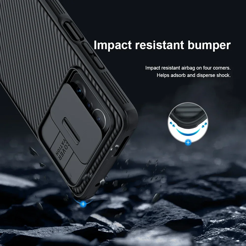 Nillkin para Xiaomi 12T Pro Mi 11T Pro Mi 10T Pro 5G CamShield funda con cámara deslizante Protector cubierta dura