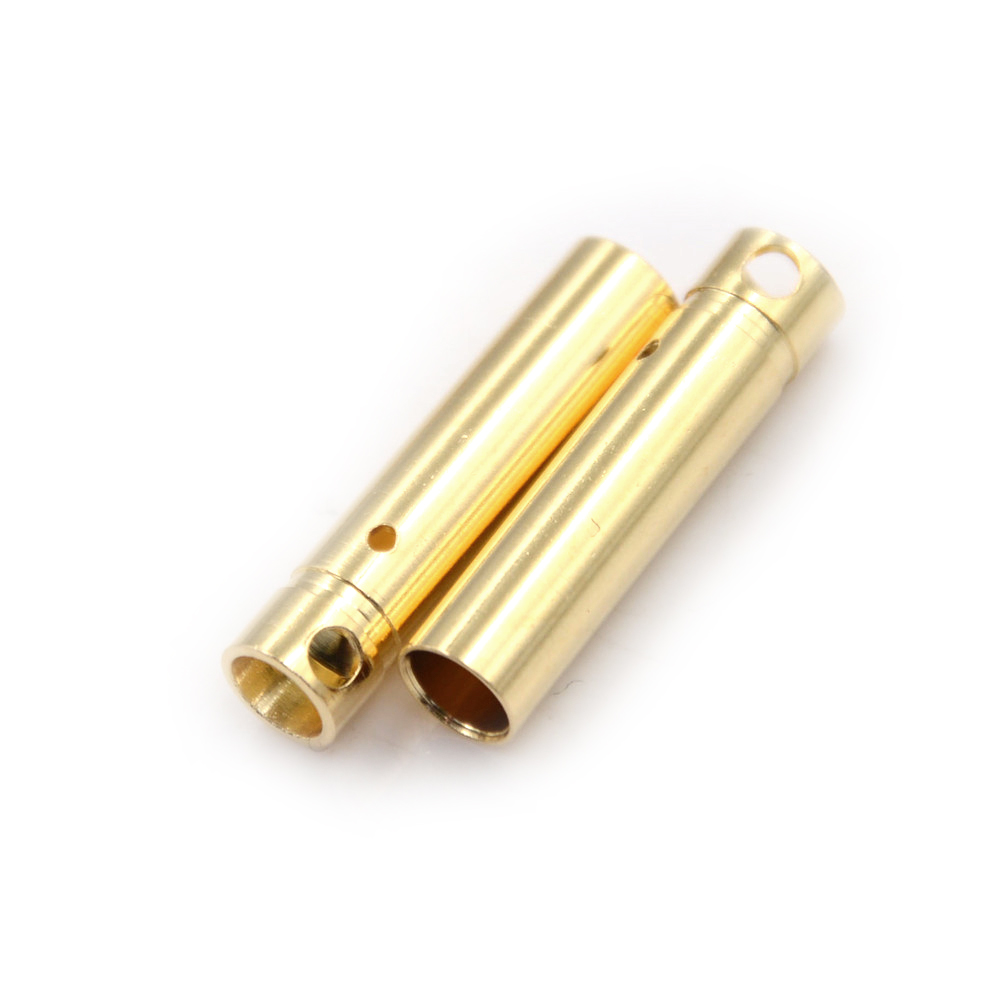 Conector Banana de bala chapado en oro, batería RC de 4mm, macho y hembra, , lote de 10 pares