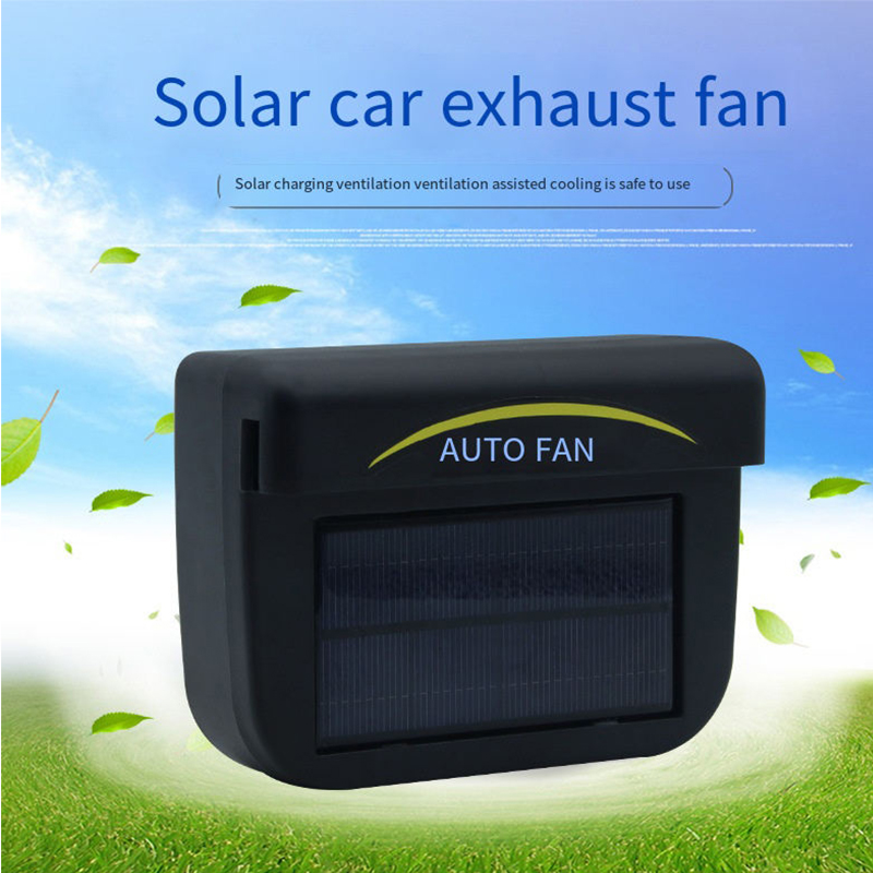 Car Auto Fan Exhaust Heat Fan Solar Sun Power Air Vent Cool Cooler Ventilation System Radiator Car Window Cooling Fans
