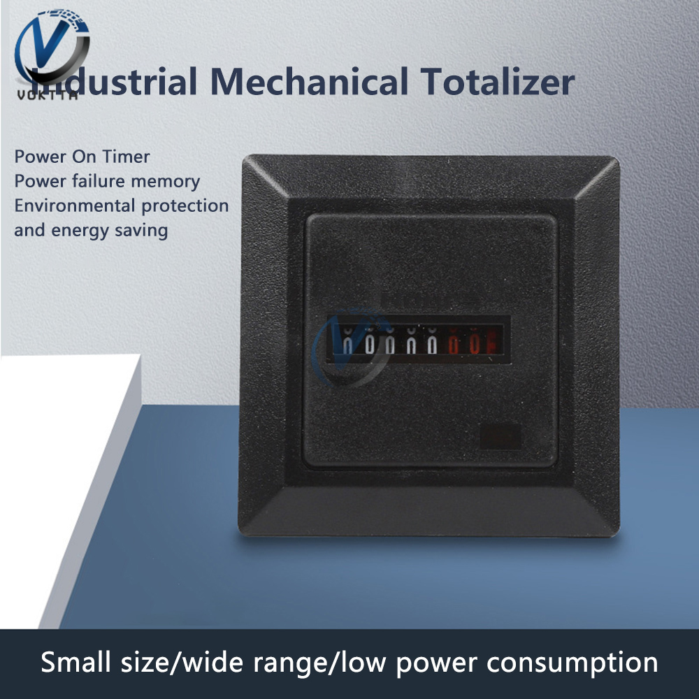 0-99999.9 Hour Meter AC 220-240V Digital Timer function Electronic Hermetic Counter 50Hz Hourmeter Gauge Industrial Standard