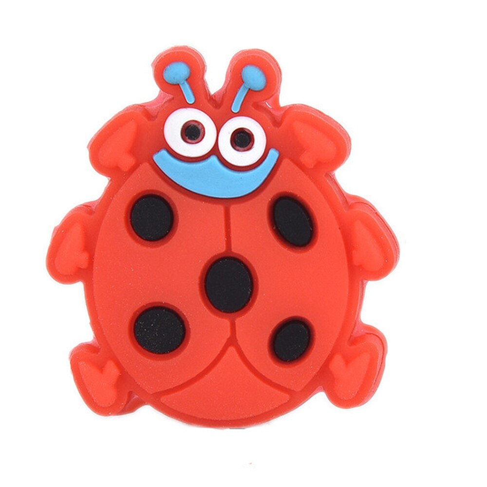 Lovely Cartoon Tennis Racket Vibration Dampener Tennis Racquet Anti-Shock Absorber Tennis Sports Auxiliary Tool: Beetle