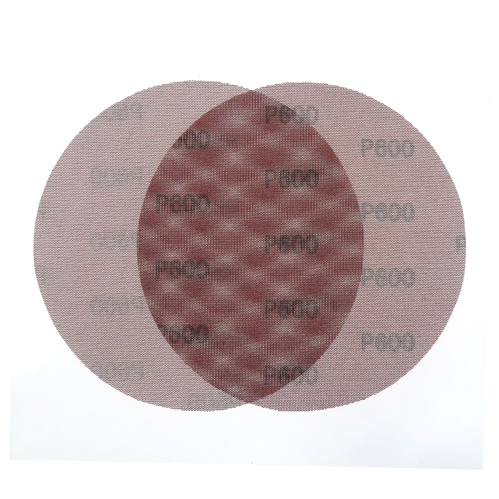 10pcs 9Inch 220mm Mesh Grip Discs Dust Free Grid Line Abrasive Mesh Sanding Discs Sand Paper Hook and Loop Dry Sanding: 600 Grit