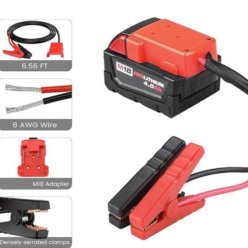 Auto op zwaar werk berekende verbindingskabel 8 meter Automotive batterij verbindingskabel Commerciële boosters kabel
