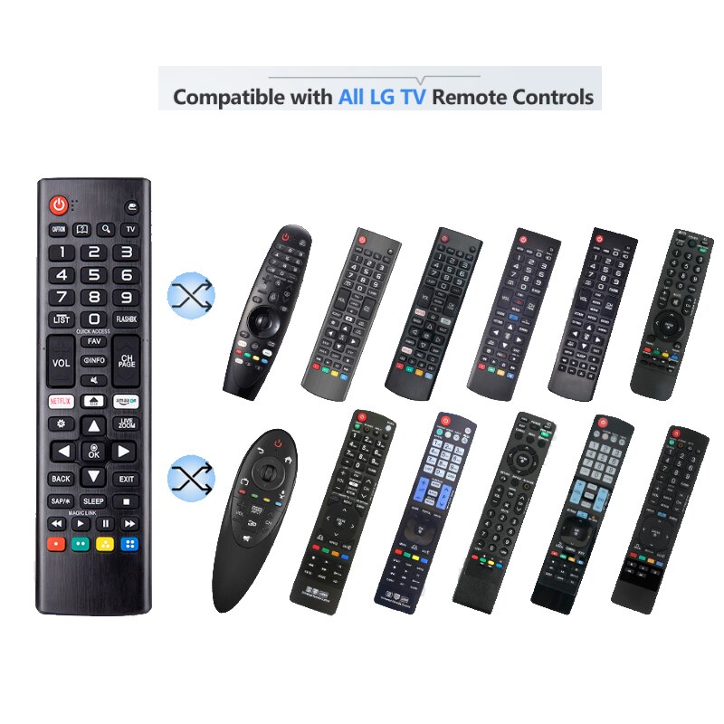 Universele Afstandsbediening Voor Lg Smart Tv Afstandsbediening Alle Modellen Lcd Led 3D Hdtv Smart Tvs AKB75095307 AKB75375604 AKB74915305