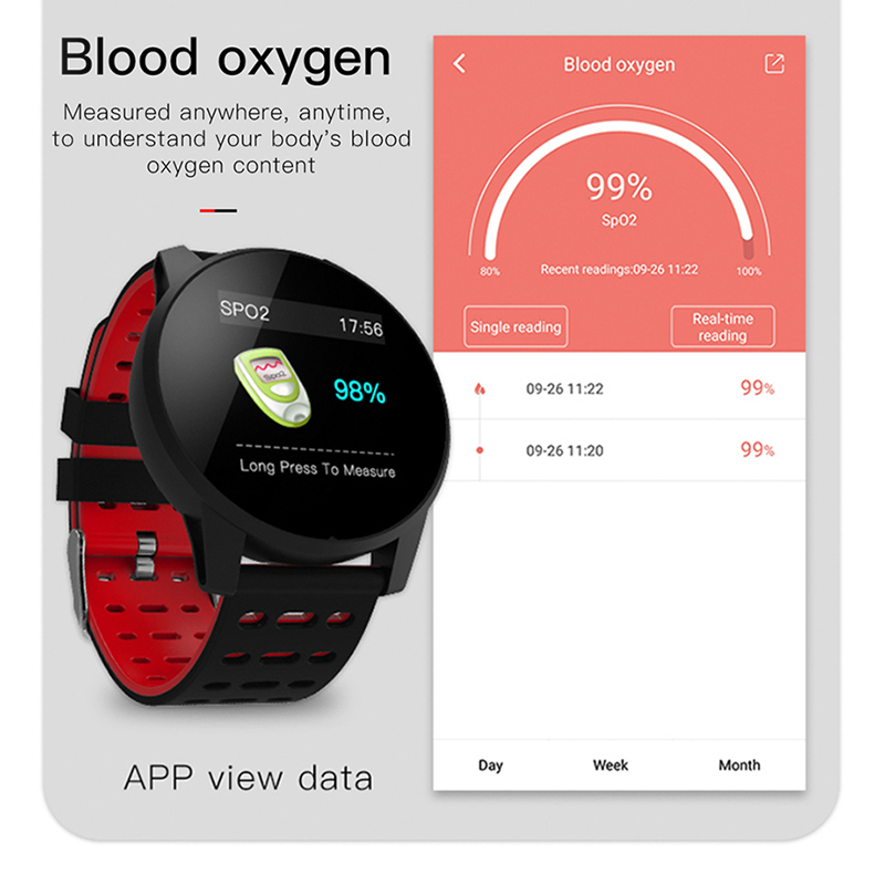 montre de santé intelligente pression artérielle fréquence cardiaque Sport montre intelligente hommes femmes fitness podomètre bracelet intelligent Smartwatch