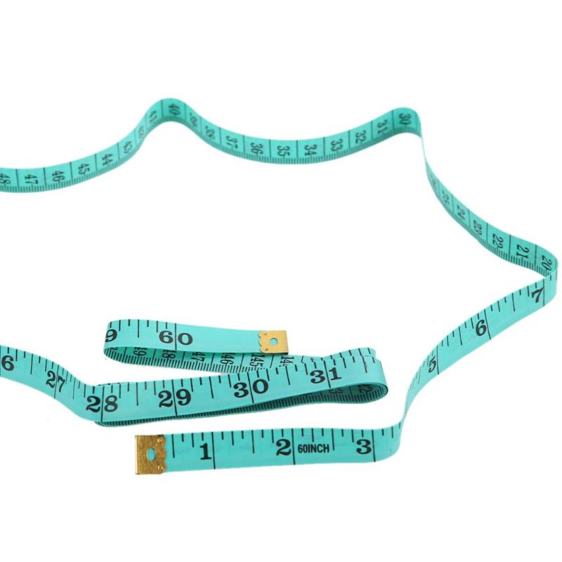 4pcs Measuring Ruler Sewing Tailor Tape Measure Soft Flat Sewing Ruler Meter Sewing Measuring Tape Random Color 60Inch 1.5M