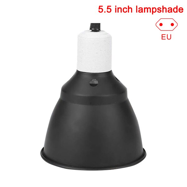Reptile Lamp Stand Heating Lamp Holder Adjustable Telescopic Metal Light Hanger Holder: eu5.5 inch lampshade