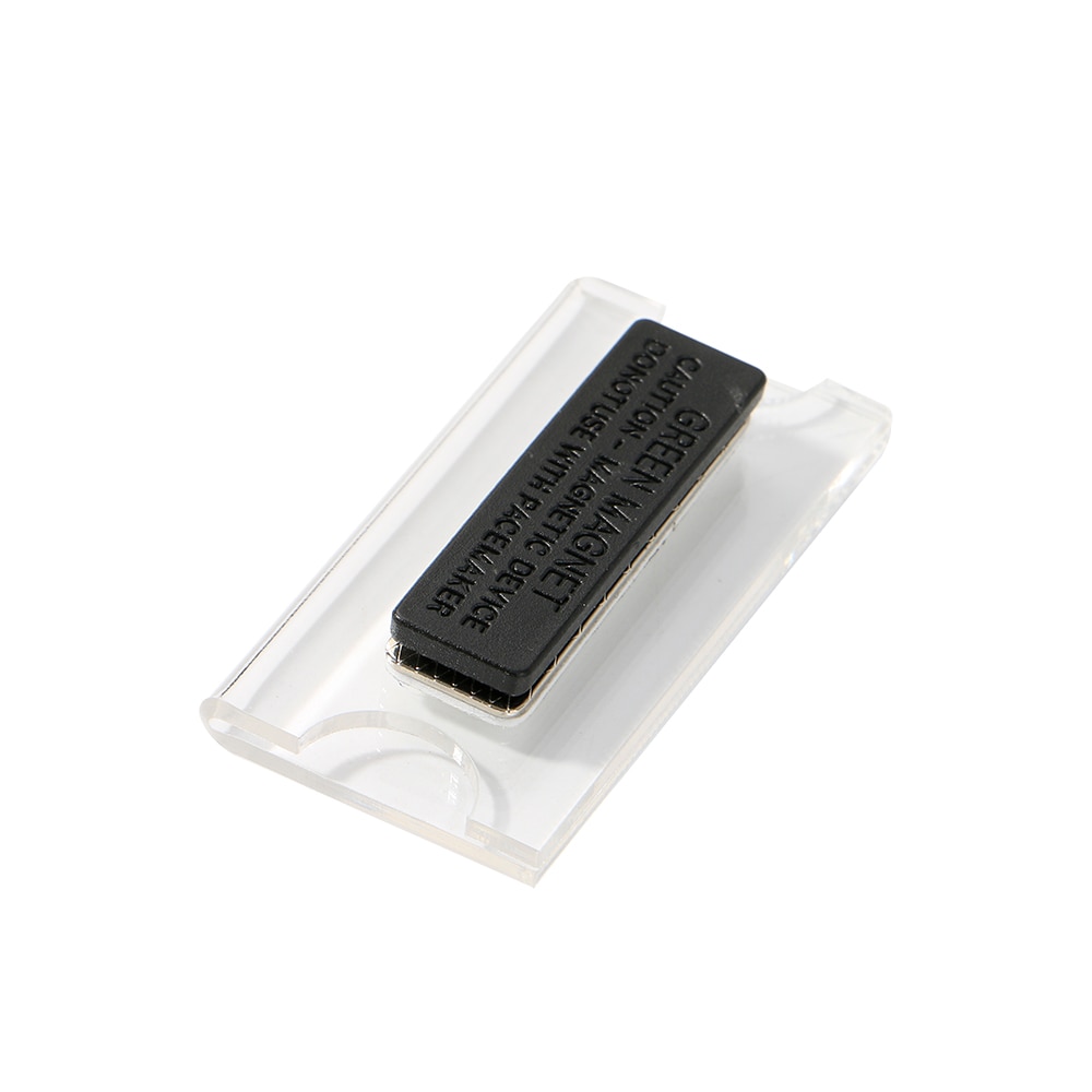 10 pièces réutilisable acrylique Badge nom étiquette en plastique Badge aimant Badge bureau ou école Id étiquette