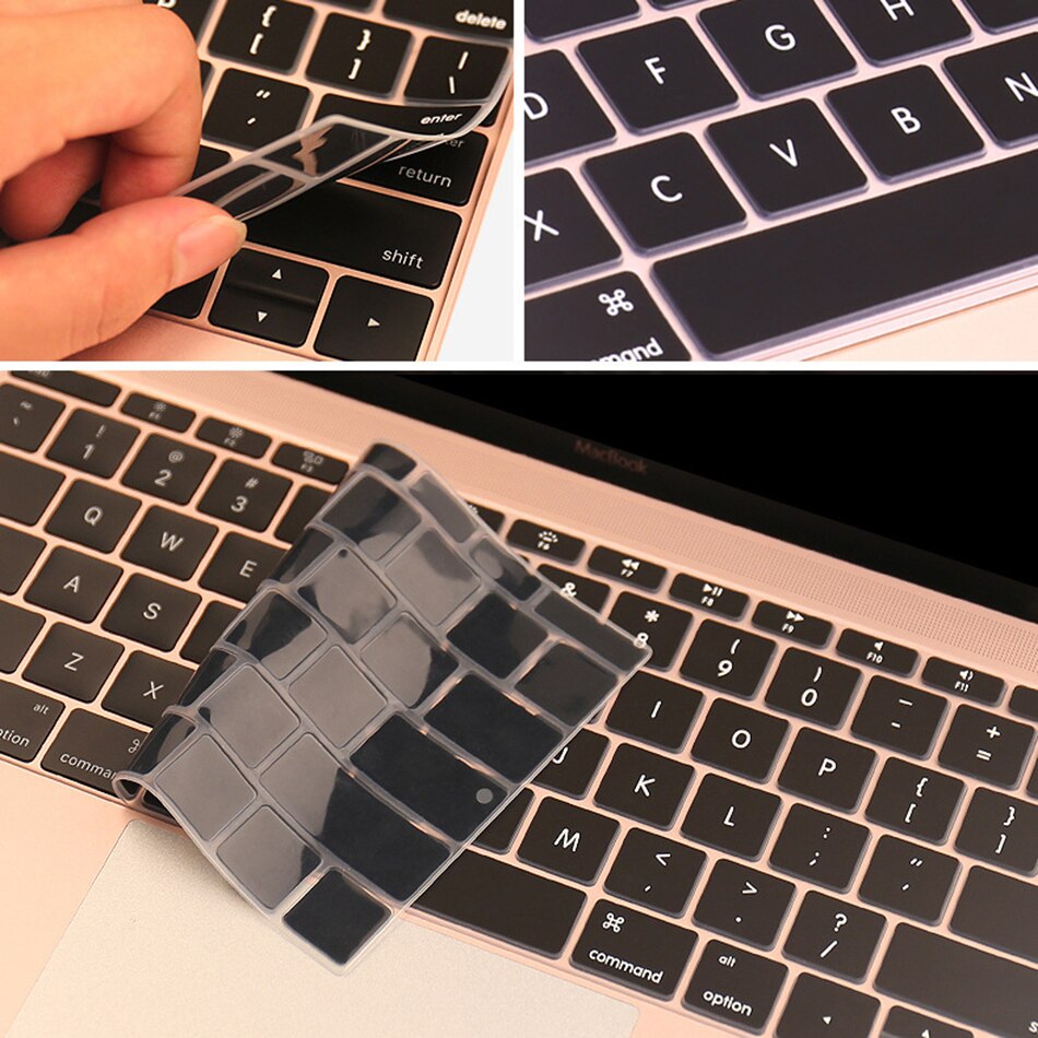 Cubierta para teclado Air 13, Protector de silicona impermeable, para Macbook Air M1, 13, , A2337, A2179