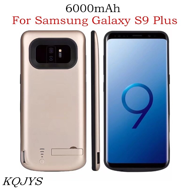 KQJYS-funda para cargador de batería, carcasa para Samsung Galaxy S9 Plus, funda de carga externa, batería externa, para Galaxy S9 Plus