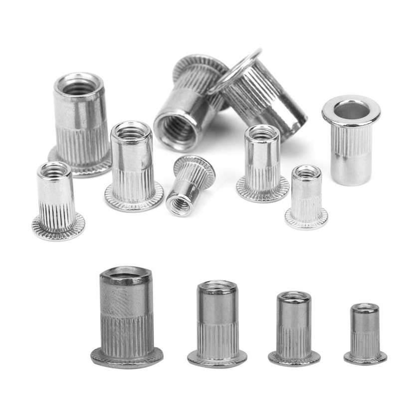 ferreteria metric threaded inserts Stainless Steel Mixed M3 M4 M6 Rivet Nut Insert Nuts Kit Hardware Accessory