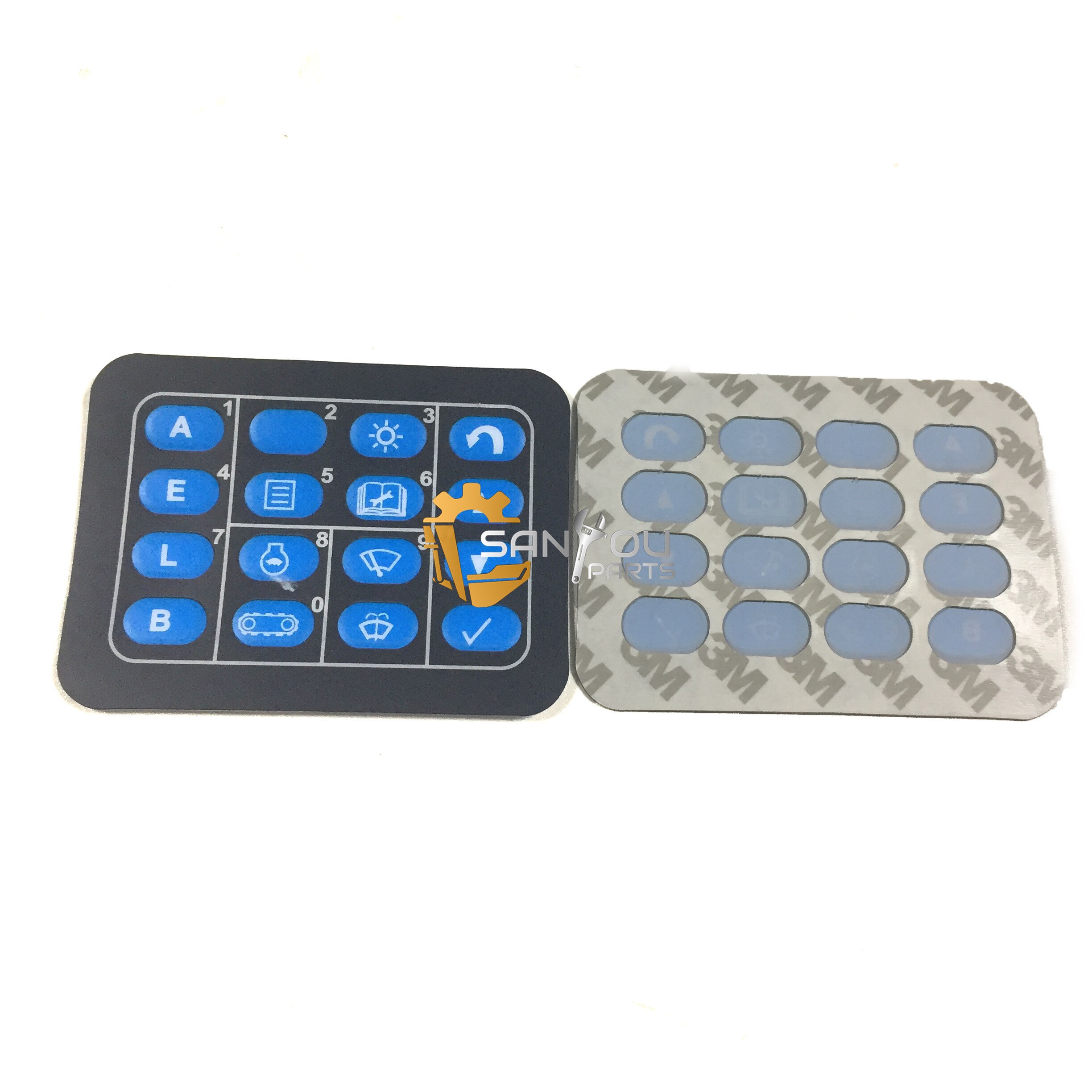 PC200-7 sticker PC200-7 Monitor Keypad Stickers 7835-12-3007 monitor surface for Komatsu excavator