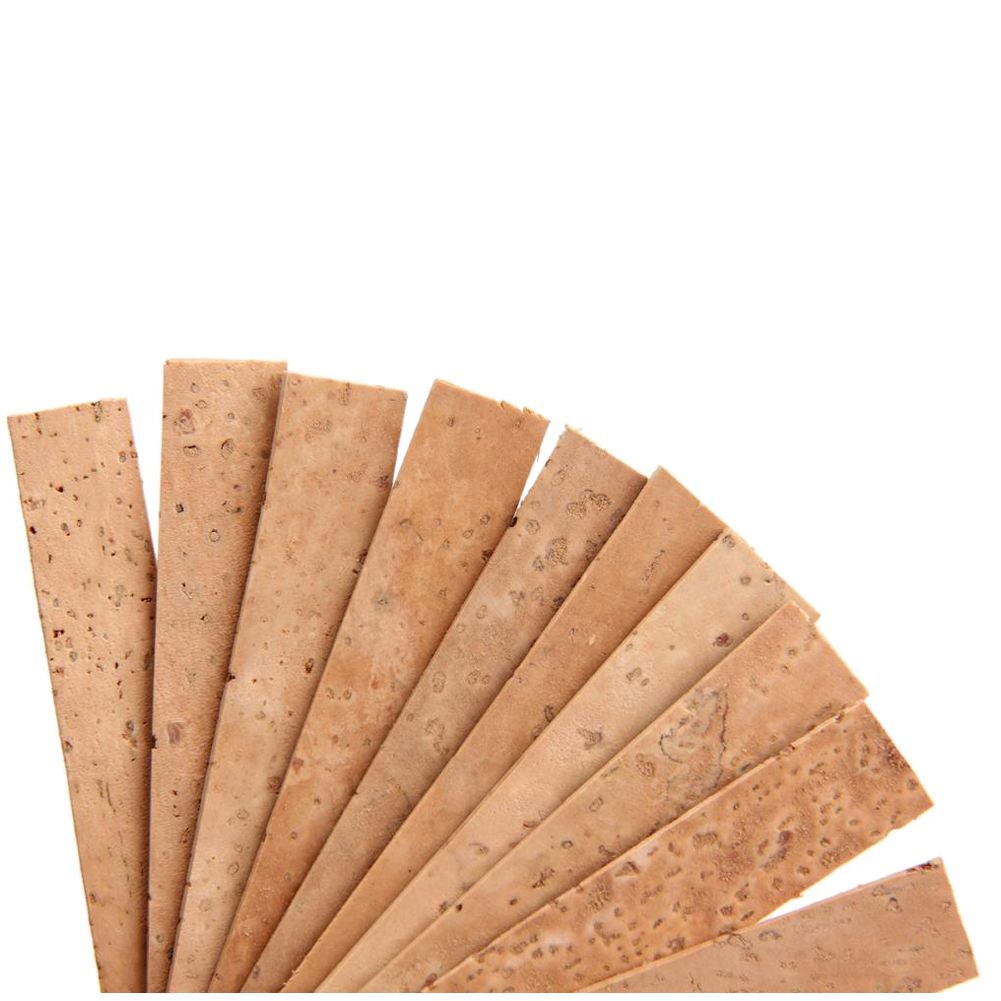 XFDZ 10x Bb Clarinet Neck Joint Cork Sheet Natural Cork Clarinet Parts 81*11*2mm