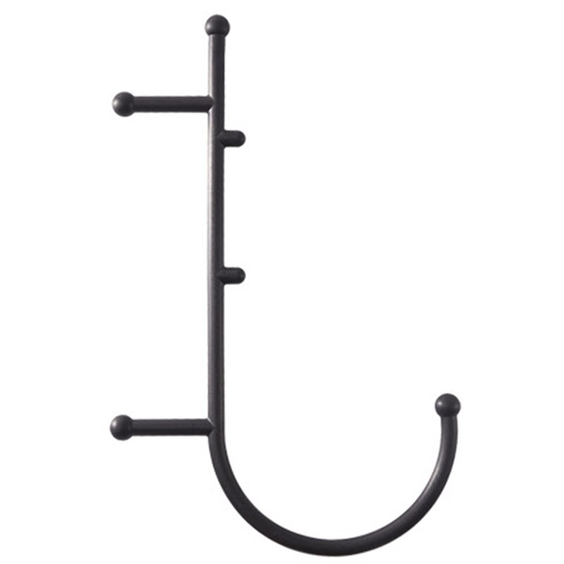 Deep pressure point massage tool body back massage trigger point self massage stick body muscle relax back massage stick neck: Black 02