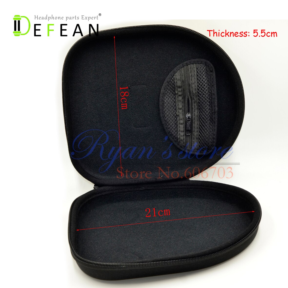 Defean black Hard Carry Case Box Bag For Parrot Zik 1.0 2.0 3.0 Bluetooth Wireless Noise Canceling Headphone