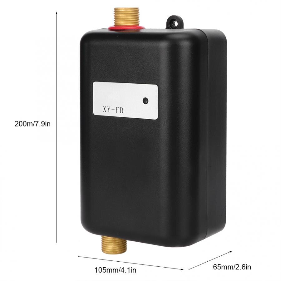 3800W Electric Water Heater Instantaneous Tankless Instant Water Heater Kitchen Bathroom Shower Flow Water Boiler 110V/220V