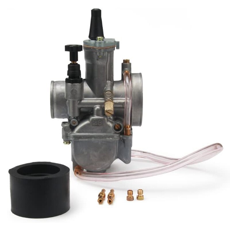 Pwk 28mm forgasser for  cr80 cr85r cr125 ktm 65 85 kx80 kx100 kx125 rm65 rm80 rm85 carb for 2/4 -takts motorsykkel, atv