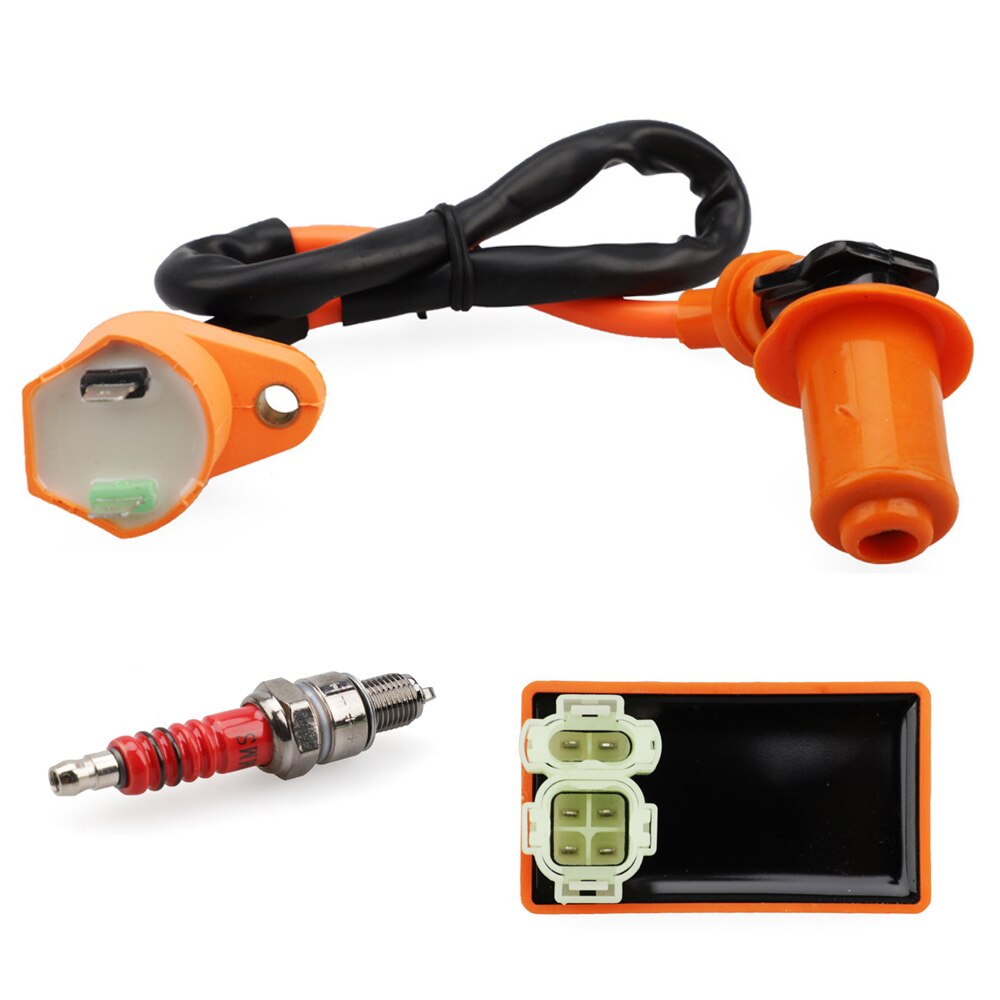 High Performance Digital Ignition System Kit With CDI Unit Box Coil Plug for Scooter ATV GY6 125 GY6150 50cc 100cc 125cc Motos