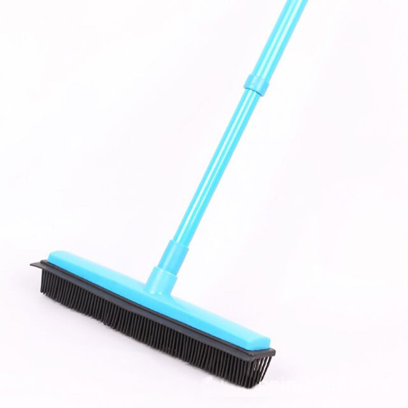 Floor Hair Broom Dust Scraper &amp; Pet Hair Lint Removal Device Telescopic Cleaner Sweeper No Hand Wash Mop Clean Wipe Window Tool