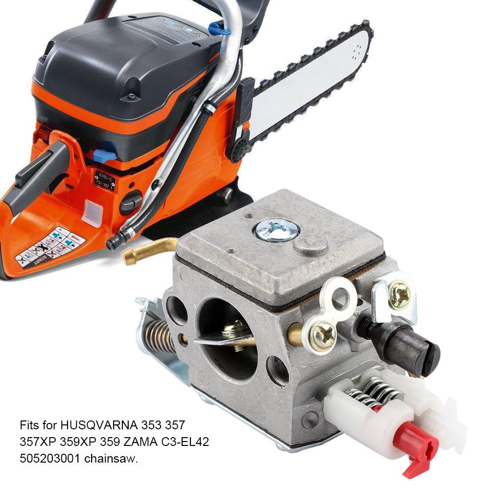 Vergaser für HUSQVARNA 353 357 357XP 359XP 359 ZAMA C3-EL42 505203001 Kettensäge Metall Vergaser Elektrische Werkzeug Teil Zubehör