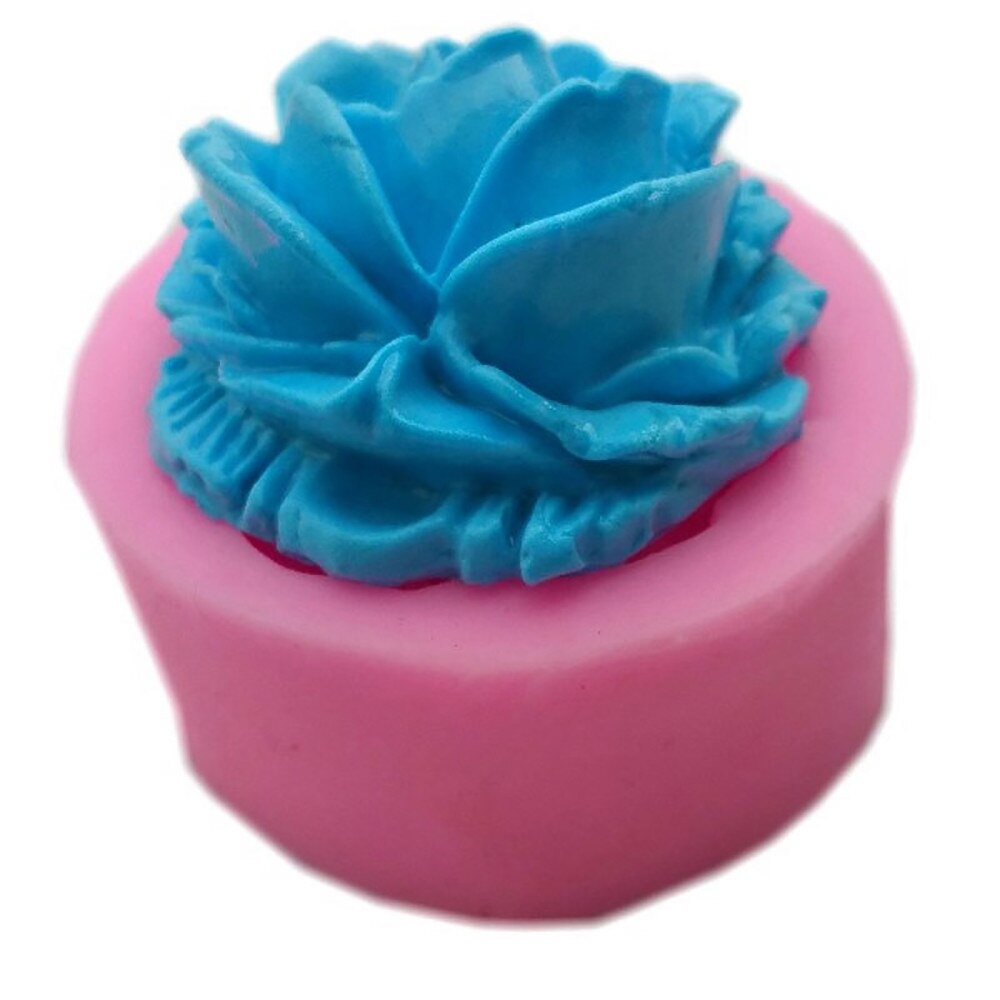 Bloem Bloom Rose Shape Silicone Fondant Zeep 3D Cakevorm Cupcake Jelly Snoep Chocolade Decoratie Bakken Tool Mallen