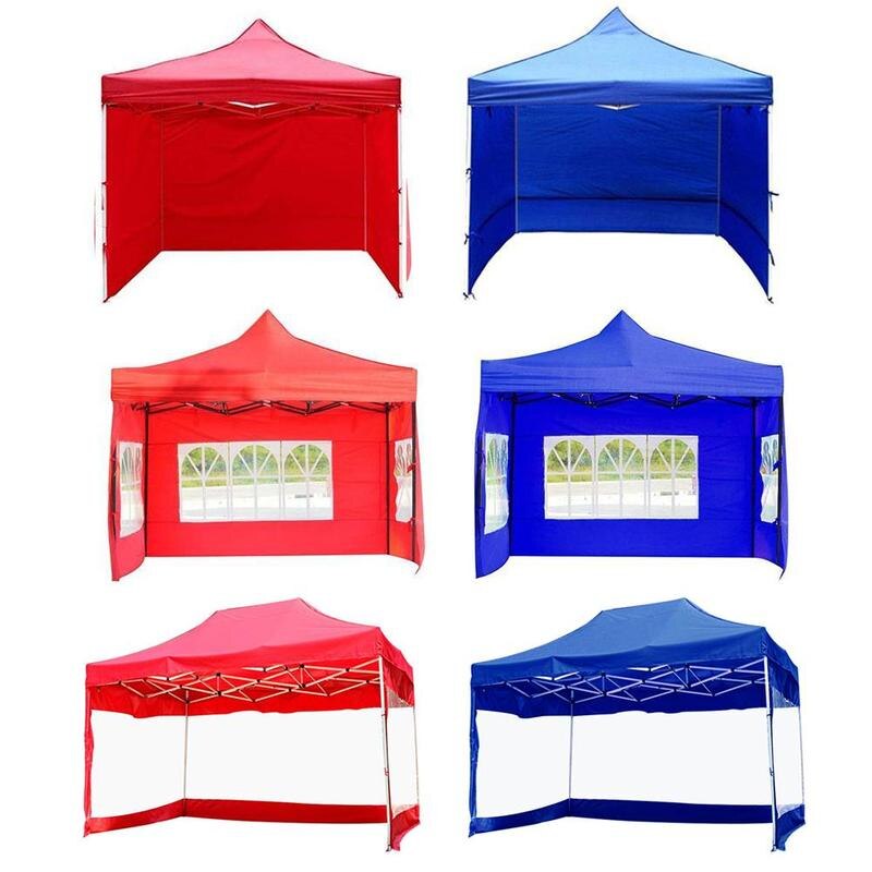 Outdoor Tent Oxford Doek Herbruikbare Zijwand Tuinhuisje Side Panel Anti-Uv Duurzaam Accessoires Gebruik Opvouwbare Draagbare Waterdichte