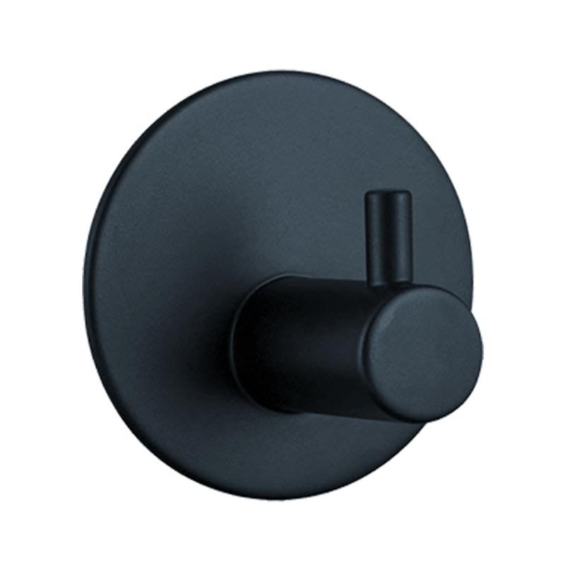 Roestvrij staal zilver badkamer hardware set handdoekenrek toiletrolhouder handdoekstang haak multifunctionele badkameraccessoires: Chocolade