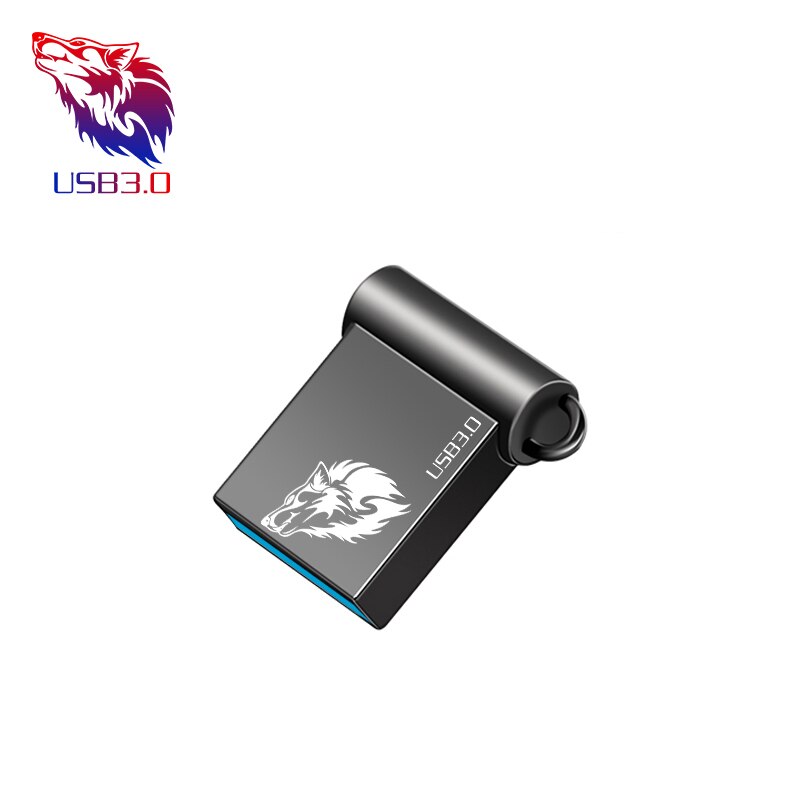 Metall super mini USB 3,0 Stick high speed 8GB 16GB 32GB 64GB 128g breal kapazität usb3.0 Pen drive Flash-Memory stick: 64GB / gray